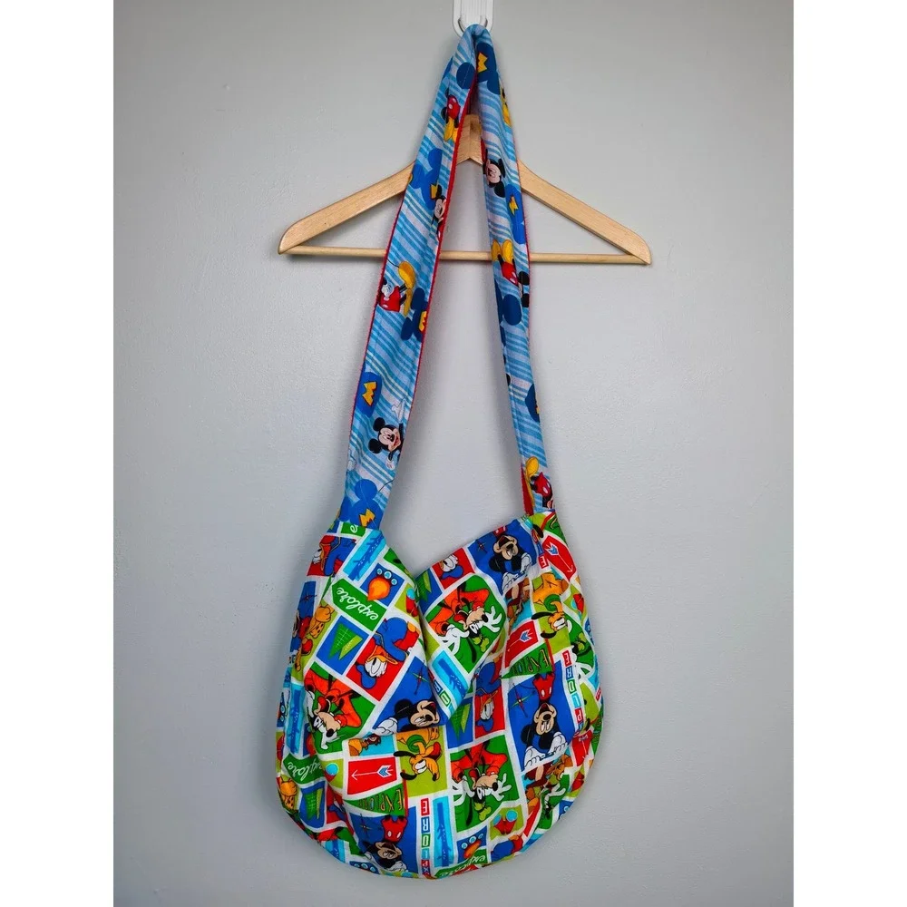 Handmade Mickey Mouse Crossbody Bag Perfect for Disney Cruise & Park Essentials